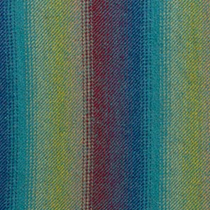 2319 - Ombre Stripe of Teal, Royal , Red & Yellow