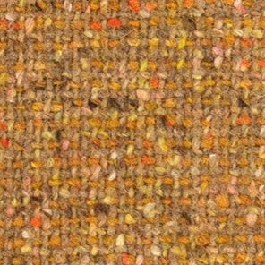 2713 - Dark Tan & Dark Gold Donegal Tweed Coating