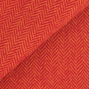 5226 - Red & Orange Herringbone