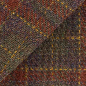 9126 - Dark Green & Maroon Plaid