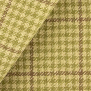 9620 - Softly Colored Houndstooth of Olive, Tan & Brown