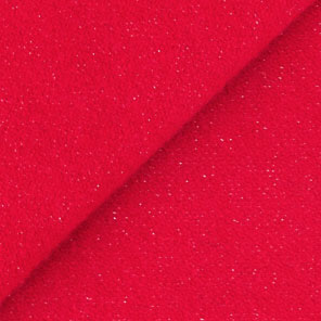 Hand-Dyed Crimson over 8313 Silver Sparkle
