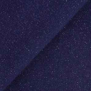 Hand-Dyed Navy over 8313 Silver Sparkle