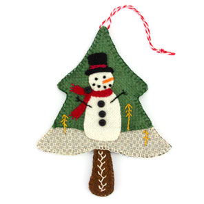 Snowman Tree Ornament Kit