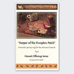 Keeper of the Pumpkin Patch Wool Applique Pattern