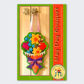 May Day Bouquet Wool Applique Pattern