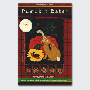 Pumpkin Eater Wool Applique Pattern