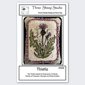 Thistle Punch Needle Paper Pattern