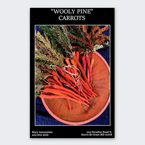 Wooly Pine Carrots Pattern