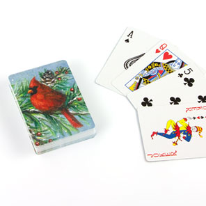 Winter Cardinal Deck of Cards