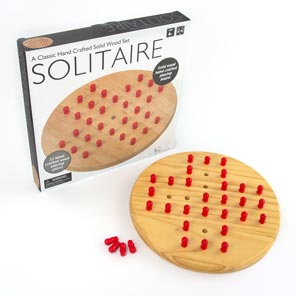 Solid Wood Solitaire Set