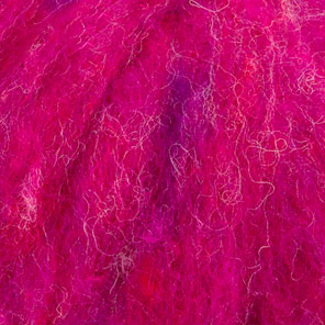 Harrisville Wool Roving - Raspberry