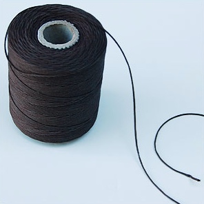 Cotton Lacing Thread - Dark Brown 1/2 Lb. Spool